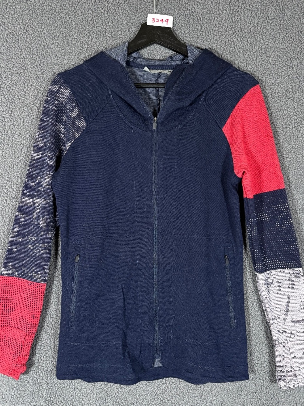 Icebreaker Away II 100% Merino Wool Full Zip Hoodie Sweater - Women's Size M - B